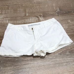 White short shorts